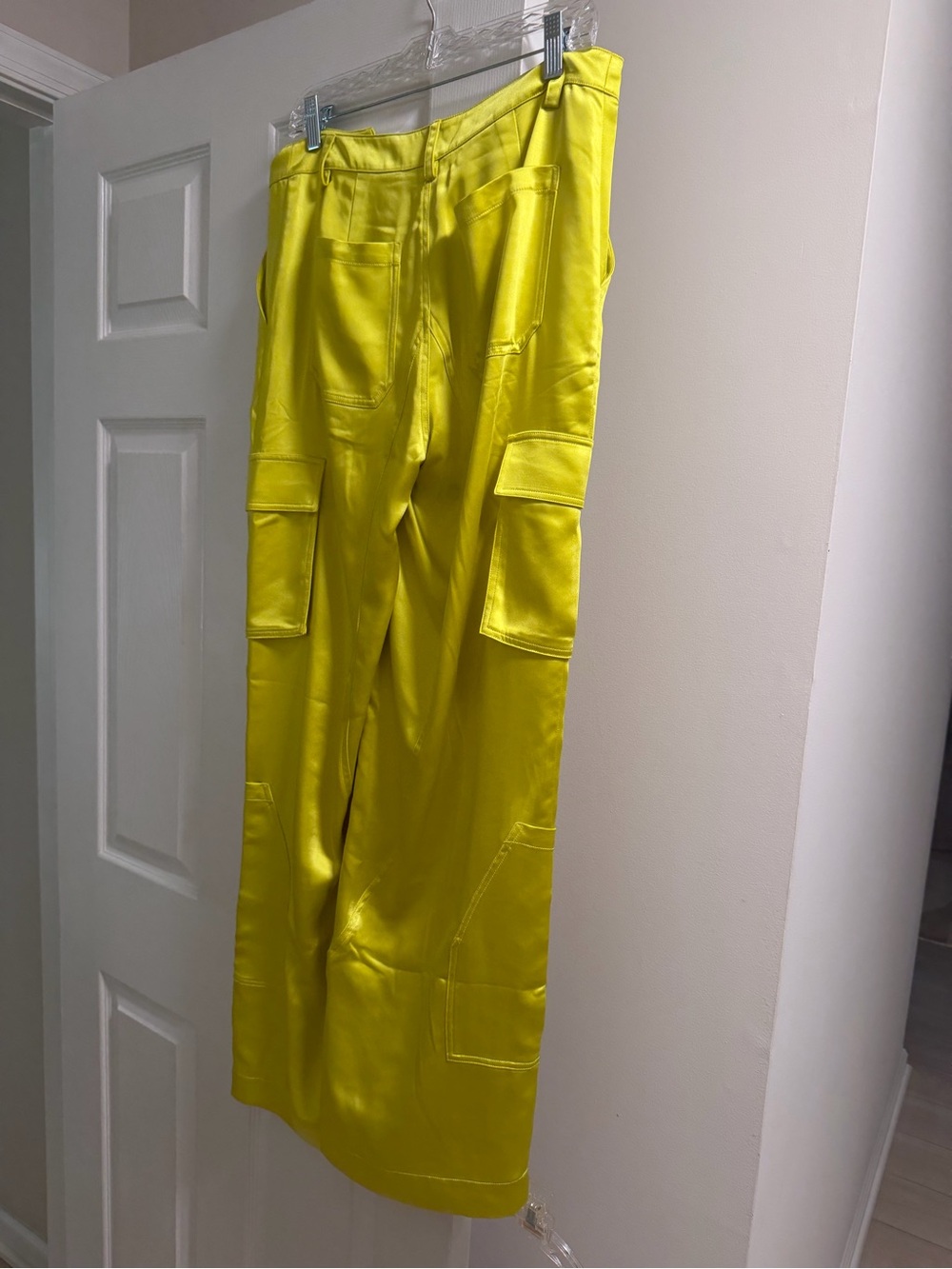 NEW Simon Miller Satin Rhodes Pants in Valley Green - Picture 3 of 11